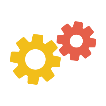 Cogs_Settings – Colour cemplicity two cogs icon