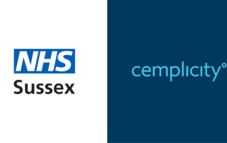 NHS Sussex and Cemplicity logo